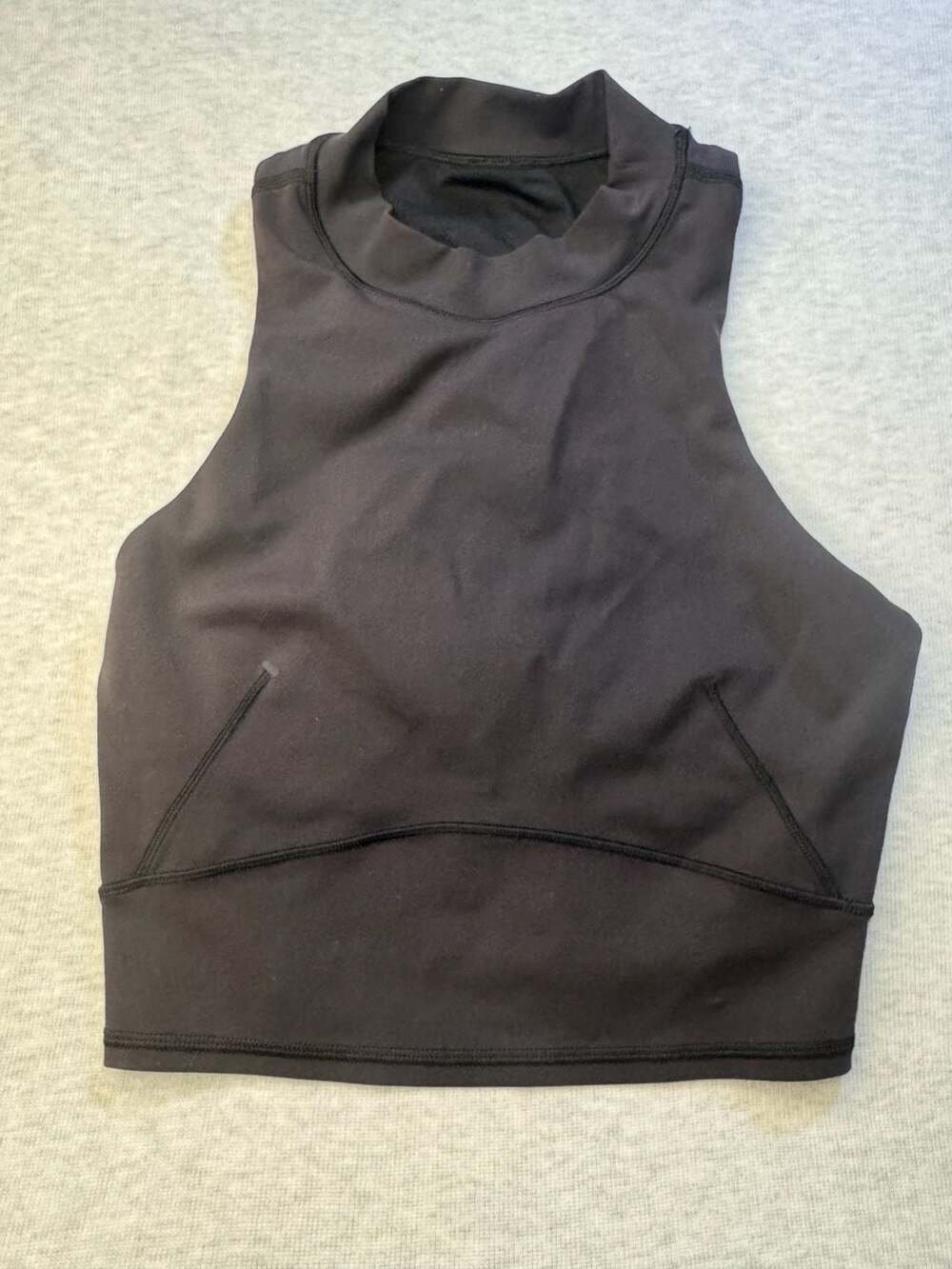 Lululemon Everlux and Mesh High-Neck Cropped Tank Top